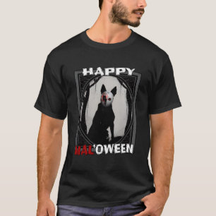 Happy Mal'Oween - Belgisch Malinois Beängstigend M T-Shirt