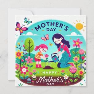 Happy Mama Day Print Design Einladung