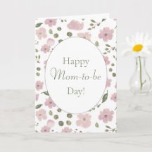 Happy Mama to be Day Mother's Day Card
