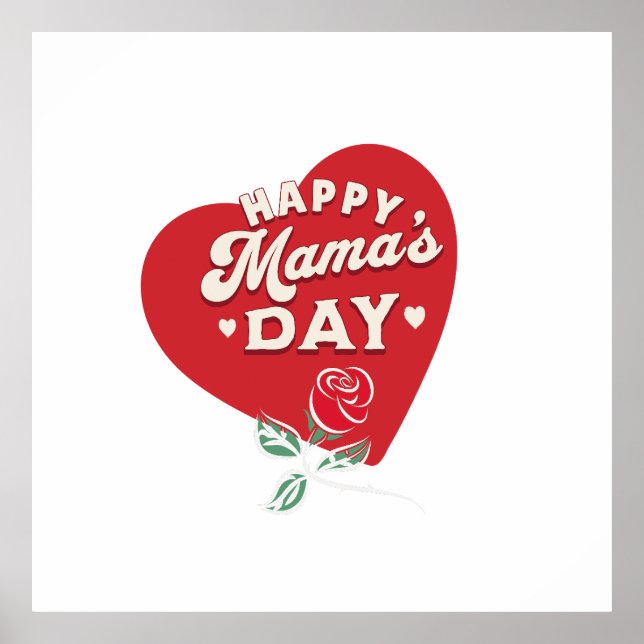 Happy Mama's Day Poster (Vorne)