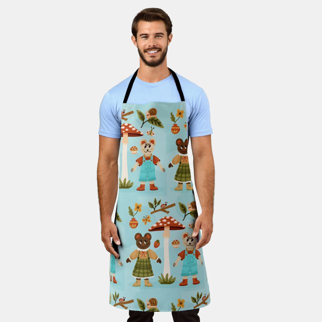 Happy man apron design  schürze (Von Creator hochgeladen)