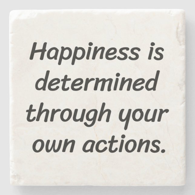 Happy Marble Stone Untersetzer (Vorderseite)