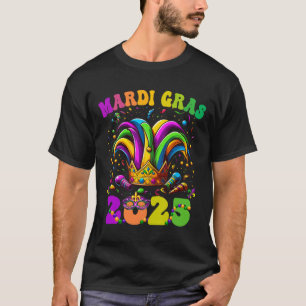 Happy Mardi Gras Carnival Mardi Gras 2025 Jester O T-Shirt