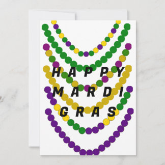 Happy Mardi Gras Feiertagskarte