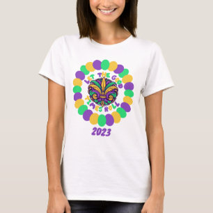 Happy Mardi Gras fleur-de-lis T-Shirt