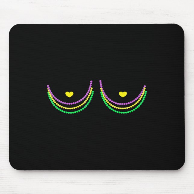 Happy Mardi Gras Funny Mardi Mousepad (Vorne)