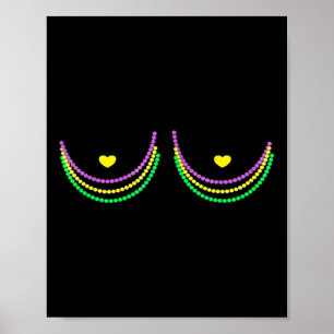 Happy Mardi Gras Funny Mardi Poster