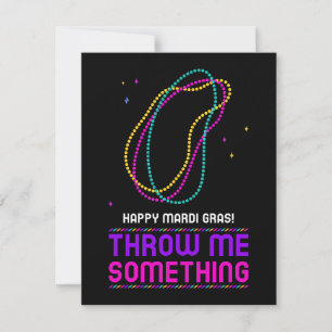 Happy Mardi Gras Holiday Card Feiertagskarte