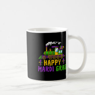 Happy Mardi Gras Jester Train Carnival Parade Teil Kaffeetasse