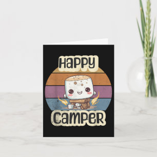 Happy Marshmallow Camper Niedlich Girls Kinder Cam Karte