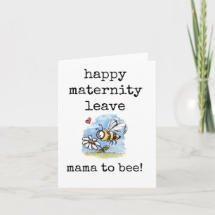 Happy Maternity Verlass, Mama to Bee Karte