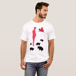 Happy Meal Basic T-Shirt für Männer, Weiß