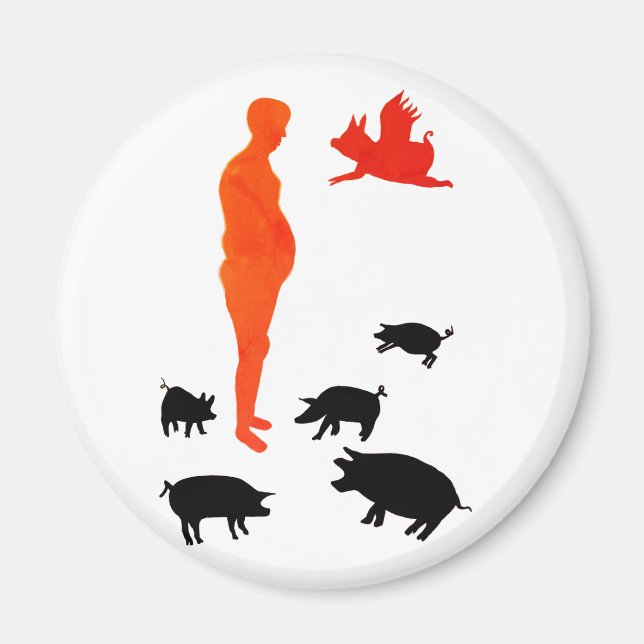 Happy Meal Vegeterian Magnet Der Bauernhof (Vorne)