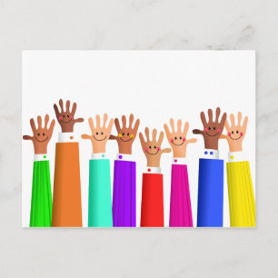 Happy Meeting Postkarte