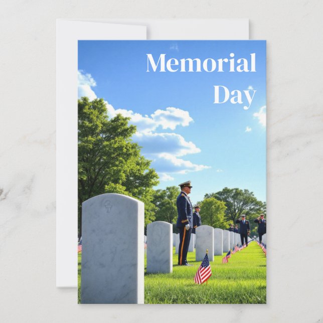 Happy Memorial Day Einladung (Vorderseite)