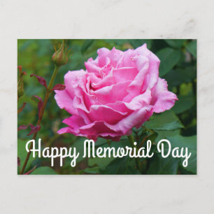Happy Memorial Day - Gedenktag Rose #2 Postkarte