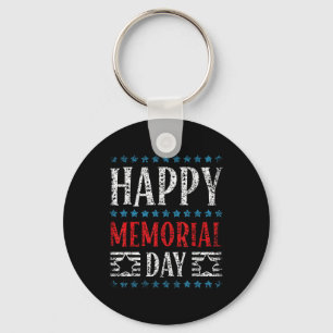 Happy Memorial Day Veteran Military Combat Schlüsselanhänger