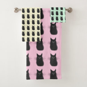 Happy Meow Katzenhandtücher Badhandtuch Set