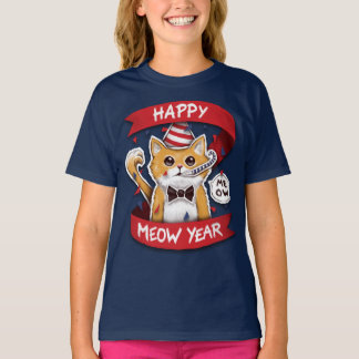  Happy Meow Year - Frohes neues Jahr T-Shirt