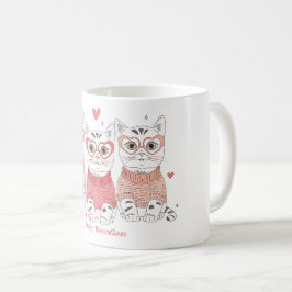 Happy Meowentines Day Cat Kaffeetasse