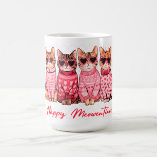 Happy Meowentines Day Cat Tasse