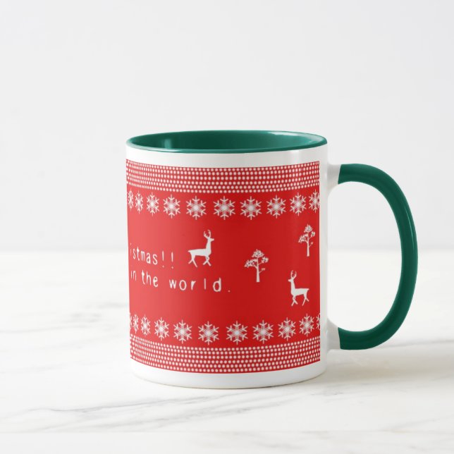 Happy merry Christmas!! Tasse (Rechts)
