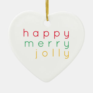 HAPPY MERRY JOLLY Keramik Herzlich Willkommen bei Ornament
