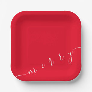 Happy Merry Party Plate Pappteller