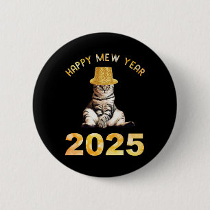 Happy Mew Year 2025 Button