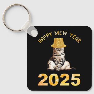 Happy Mew Year 2025 Schlüsselanhänger