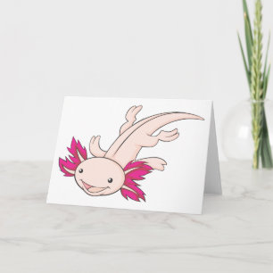 Happy Mexican Axolotl Karte