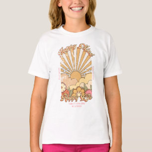 Happy Mind Happy Life Hippy Groovy Vibes T-Shirt