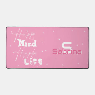 Happy Mind Happy Life Niedlich Desk Mat Schreibtischunterlage
