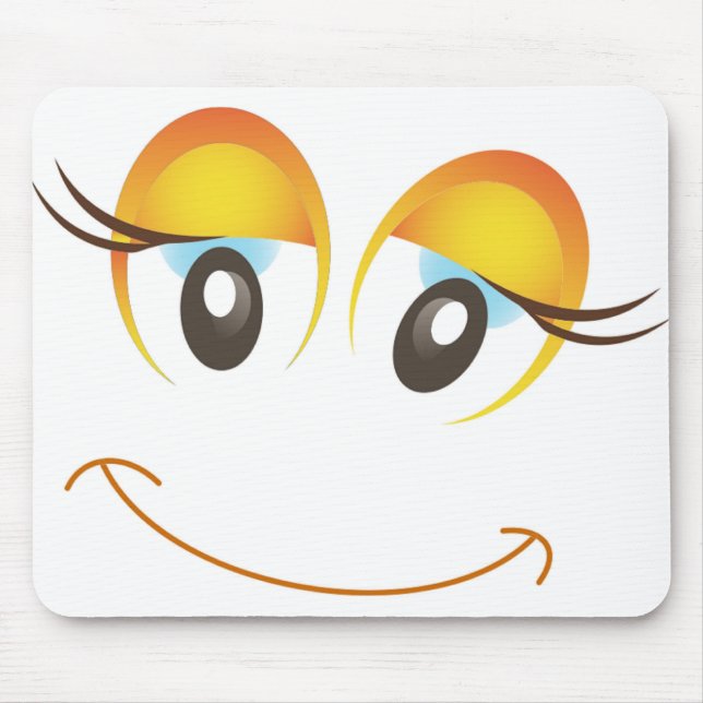 HAPPY MIRL FACE MOUSEPAD (Vorne)