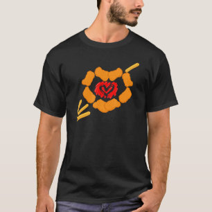 Happy mit Food Liebe Nugs Französisch Pommes Frite T-Shirt
