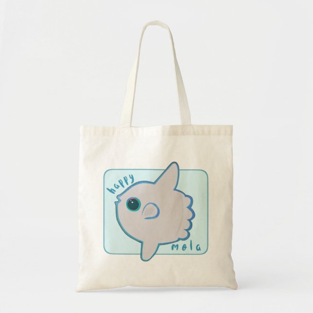Happy Mola Ocean Sunfish Niedliche Tasche (Vorne)