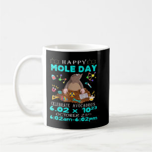 Happy Mole Day October 23rd Funny Chemistry Scienc Kaffeetasse