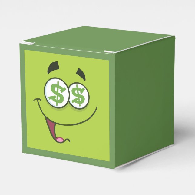 Happy Money Emoji Geschenkschachtel (Vorderseite)