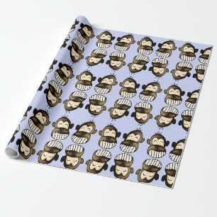 Happy Monkey Packpapier