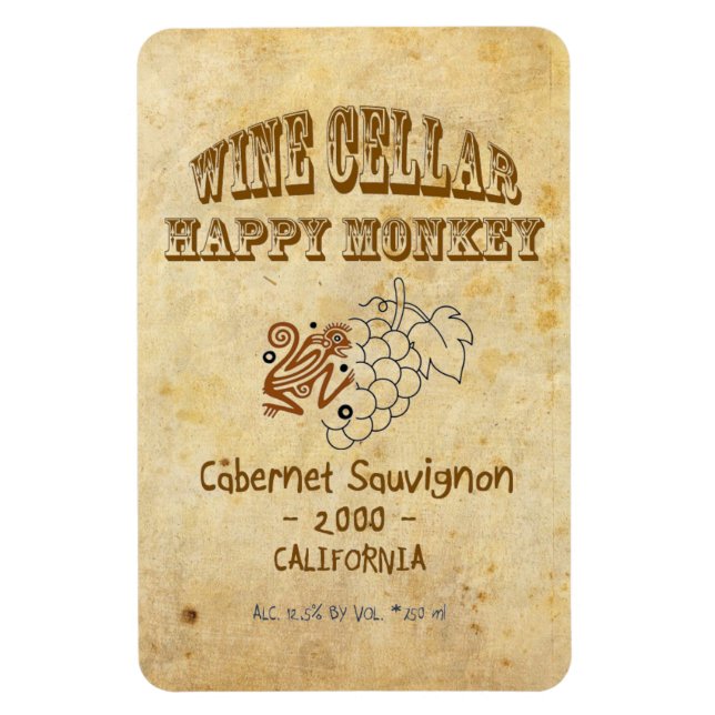 Happy Monkey Premium Magnet! Magnet (Vertikal)