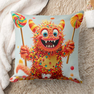 Happy Monster Candy Delight Design Kissen