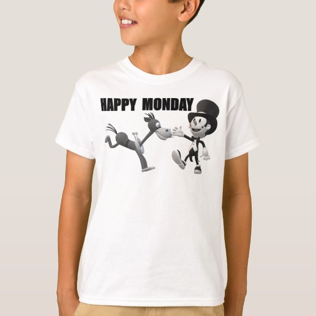 Happy Montag T-Shirt (Vorderseite)