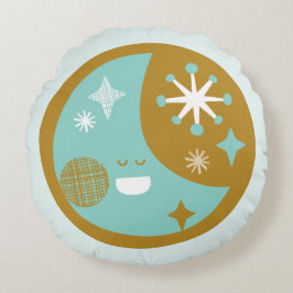 Happy Moon cushion Rundes Kissen