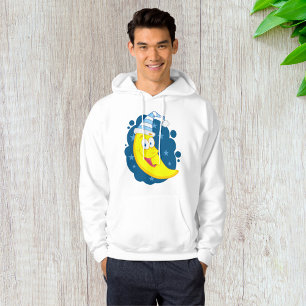 Happy Moon Face Hoodie