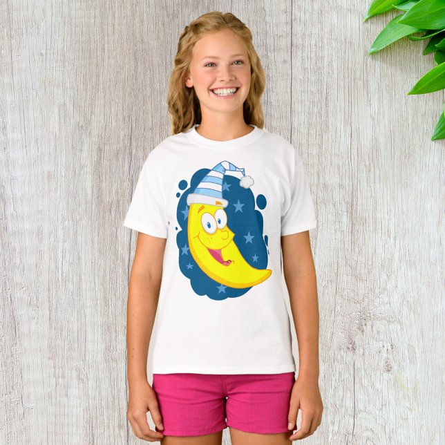 Happy Moon Face T-Shirt (Von Creator hochgeladen)