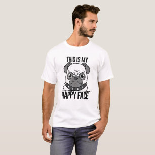 Happy Mops Shirt, Funny Dog Lover T-Shirt