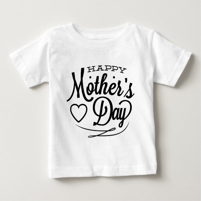 Happy Mother Day Baby T-shirt (Vorderseite)