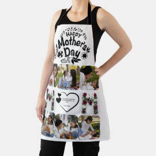 Happy Mother Day Floral Custom Foto Schürze
