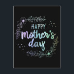 Happy Mother Day Floral Rainbow Colors Postkarte<br><div class="desc">Eine perfekte Geschenkidee für eine Mama Papa Ehefrau Ehemann Braut Freund Freundin Großvater Papa Großmutter mama Bruder Freund Freunde beste Freundin beste Freundinnen. Ideal für halben Zeitraum Geburtstag Jahrestag Weihnachten Hochzeit feiern Hochzeit Paar Beziehung Freundschaft.</div>