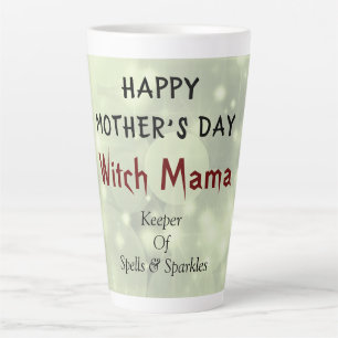 Happy Mother Day Hexe Mama Design Milchtasse